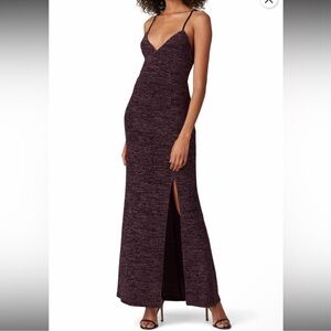 Fame And Partners Elegant Black Evening Gown